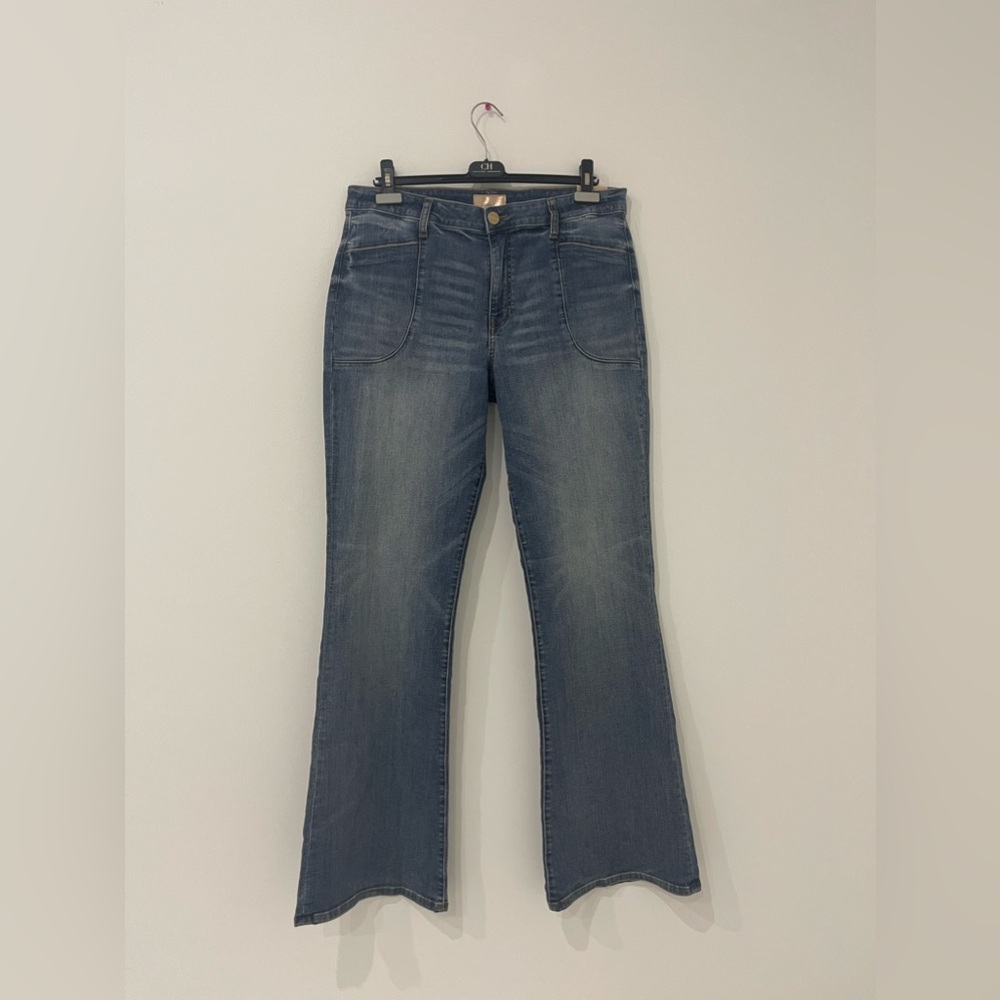 Kut High Rise Ana Fab Ab Flare jeans